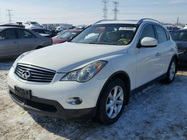 JN1AJ0HR1AM750816 - 2010 INFINITI EX35 BASE WHITE photo 2