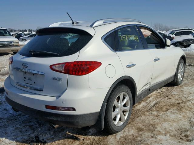 JN1AJ0HR1AM750816 - 2010 INFINITI EX35 BASE WHITE photo 4