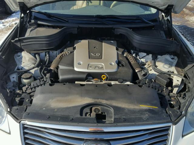 JN1AJ0HR1AM750816 - 2010 INFINITI EX35 BASE WHITE photo 7