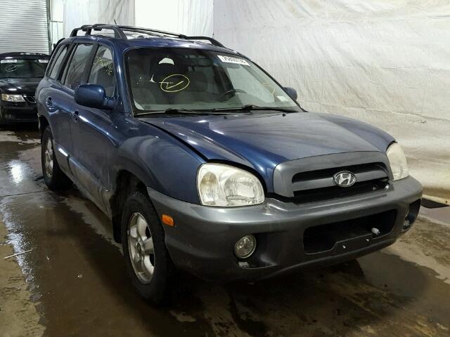 KM8SC73D96U112297 - 2006 HYUNDAI SANTA FE G BLUE photo 1