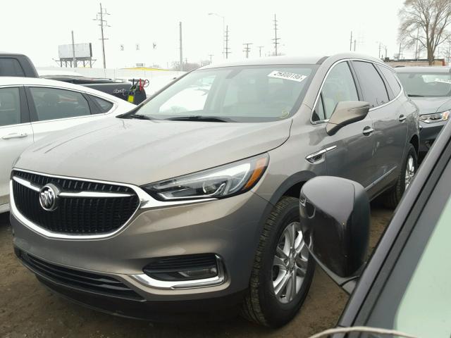 5GAERBKW1JJ155100 - 2018 BUICK ENCLAVE ES GRAY photo 2