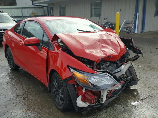 2HGFG3B55FH529661 - 2015 HONDA CIVIC LX RED photo 1