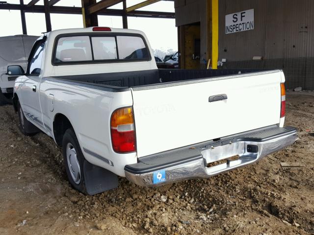 4TANL42N9WZ061215 - 1998 TOYOTA TACOMA WHITE photo 3