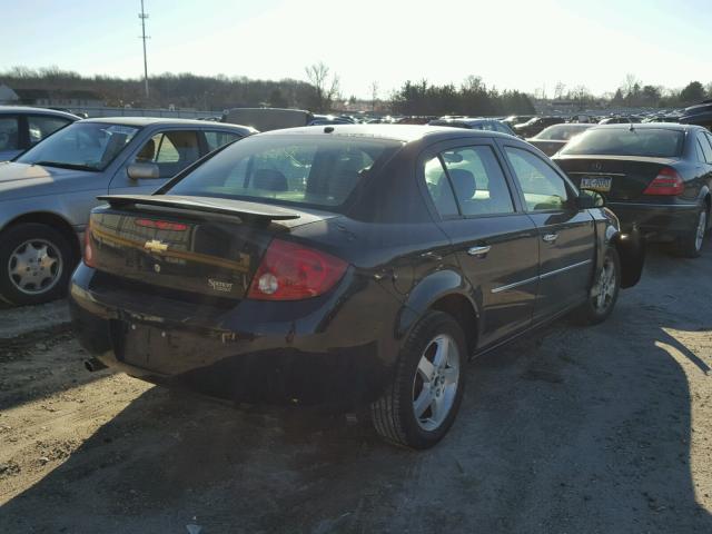 1G1AZ55F777176851 - 2007 CHEVROLET COBALT LTZ BLACK photo 4