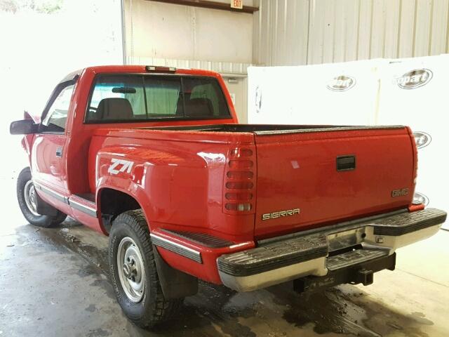 1GTEK14R2WZ523751 - 1998 GMC SIERRA K15 RED photo 3