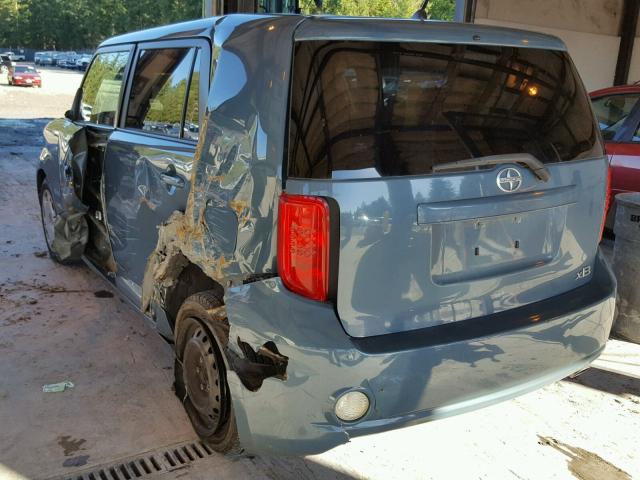 JTLKE50E881045832 - 2008 TOYOTA SCION XB BLUE photo 3