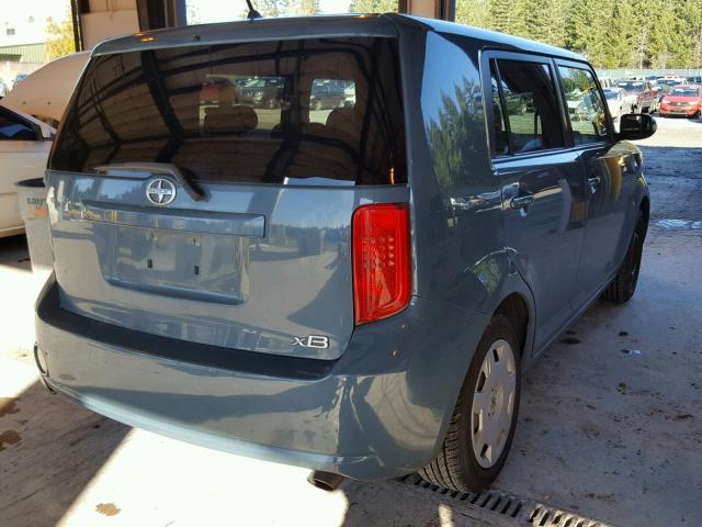 JTLKE50E881045832 - 2008 TOYOTA SCION XB BLUE photo 4