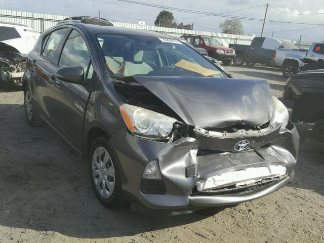 JTDKDTB39C1508987 - 2012 TOYOTA PRIUS C CHARCOAL photo 1