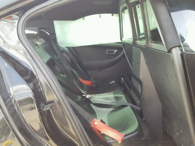 1FAHP2L85EG159516 - 2014 FORD TAURUS POL BLACK photo 6