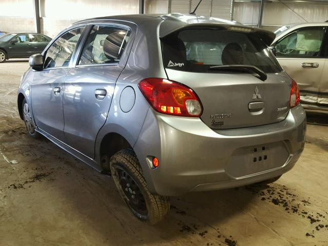 ML32A3HJ5FH036932 - 2015 MITSUBISHI MIRAGE DE GRAY photo 3