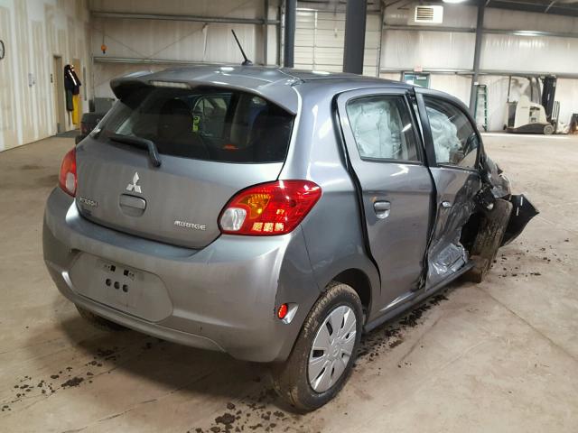 ML32A3HJ5FH036932 - 2015 MITSUBISHI MIRAGE DE GRAY photo 4