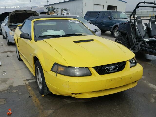 1FAFP44471F200534 - 2001 FORD MUSTANG YELLOW photo 1