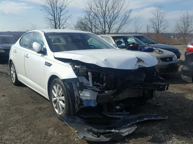 5XXGN4A7XEG322508 - 2014 KIA OPTIMA EX WHITE photo 1