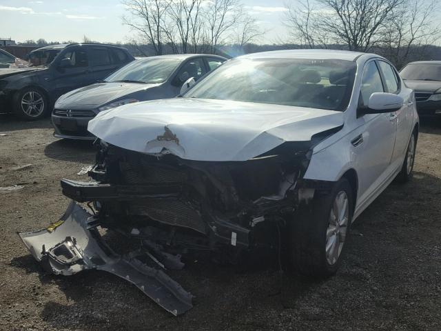 5XXGN4A7XEG322508 - 2014 KIA OPTIMA EX WHITE photo 2