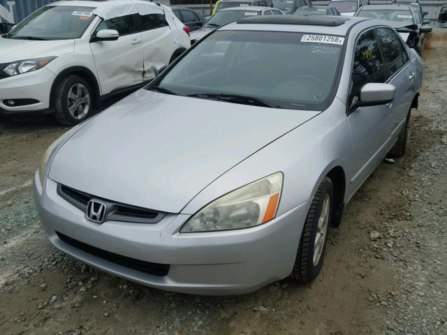 1HGCM66525A049260 - 2005 HONDA ACCORD EX SILVER photo 2