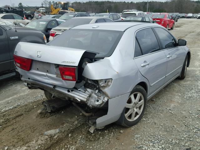 1HGCM66525A049260 - 2005 HONDA ACCORD EX SILVER photo 4