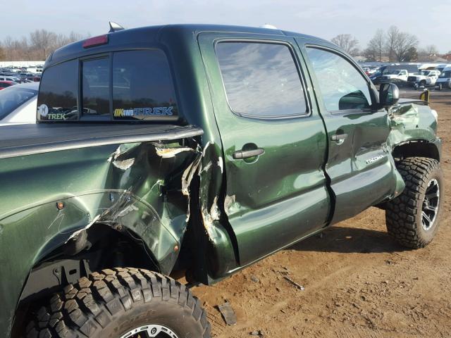 3TMLU4EN9CM083667 - 2012 TOYOTA TACOMA DOU GREEN photo 9