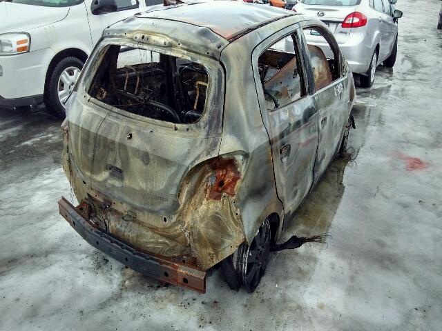 ML32A4HJ7EH011602 - 2014 MITSUBISHI MIRAGE ES BURN photo 4