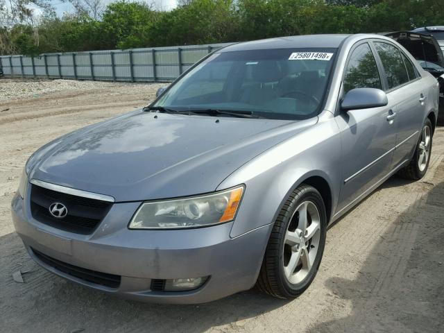 5NPEU46FX6H023066 - 2006 HYUNDAI SONATA GLS GRAY photo 2