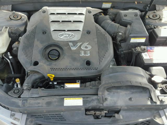 5NPEU46FX6H023066 - 2006 HYUNDAI SONATA GLS GRAY photo 7