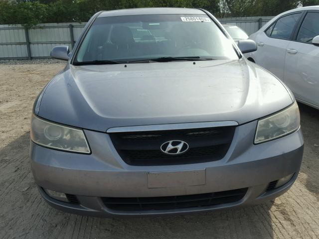 5NPEU46FX6H023066 - 2006 HYUNDAI SONATA GLS GRAY photo 9