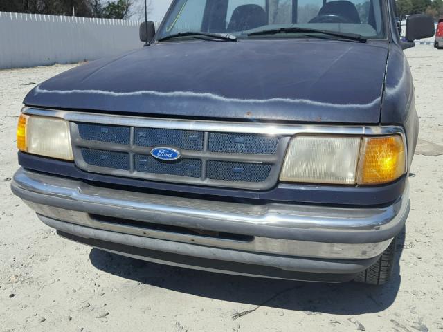 1FTCR10A8PTA94347 - 1993 FORD RANGER BLUE photo 9