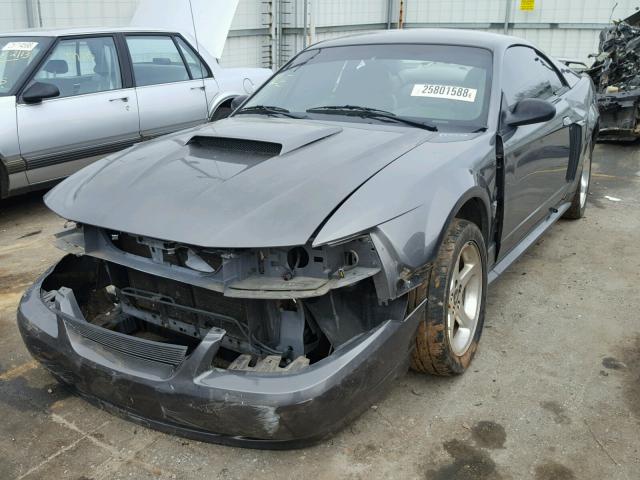 1FAFP42X93F381913 - 2003 FORD MUSTANG GT GRAY photo 2