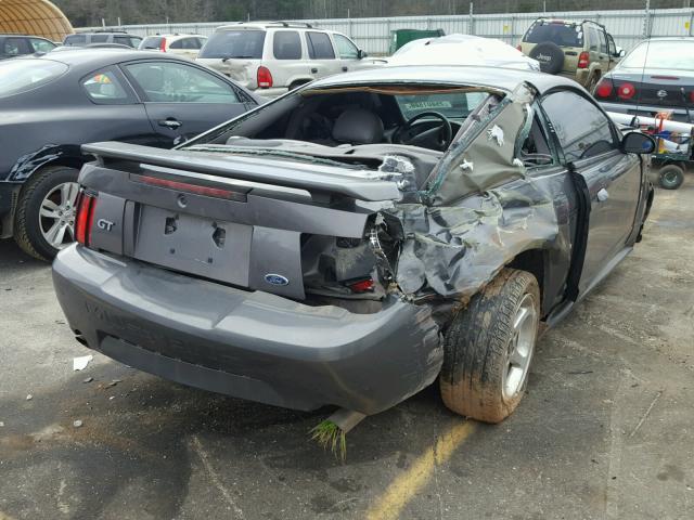 1FAFP42X93F381913 - 2003 FORD MUSTANG GT GRAY photo 4