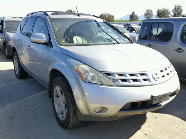 JN8AZ08TX5W320198 - 2005 NISSAN MURANO SL SILVER photo 1