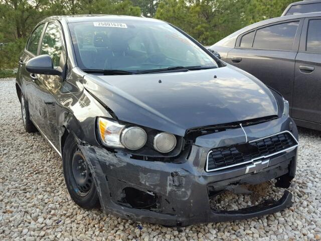 1G1JA5SH5G4125007 - 2016 CHEVROLET SONIC LS CHARCOAL photo 1