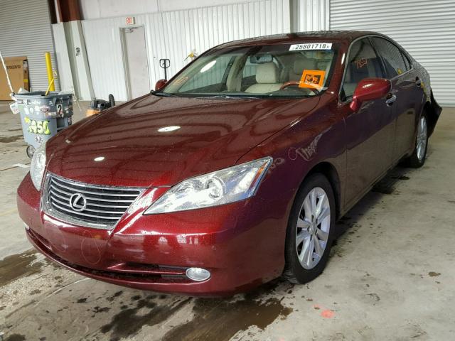 JTHBJ46G482198520 - 2008 LEXUS ES 350 MAROON photo 2