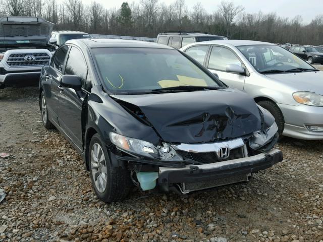 2HGFA1F96AH564690 - 2010 HONDA CIVIC EXL BLACK photo 1