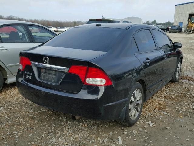 2HGFA1F96AH564690 - 2010 HONDA CIVIC EXL BLACK photo 4