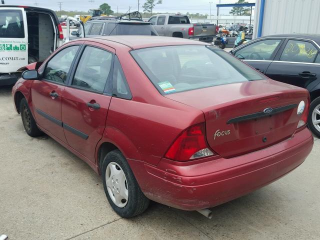 1FAFP33P73W328667 - 2003 FORD FOCUS LX RED photo 3