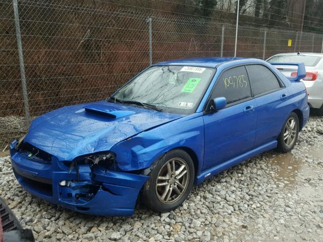 JF1GD29675H510124 - 2005 SUBARU IMPREZA WR BLUE photo 2