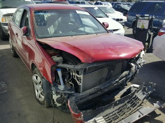 KNAGE123275140851 - 2007 KIA OPTIMA LX RED photo 1