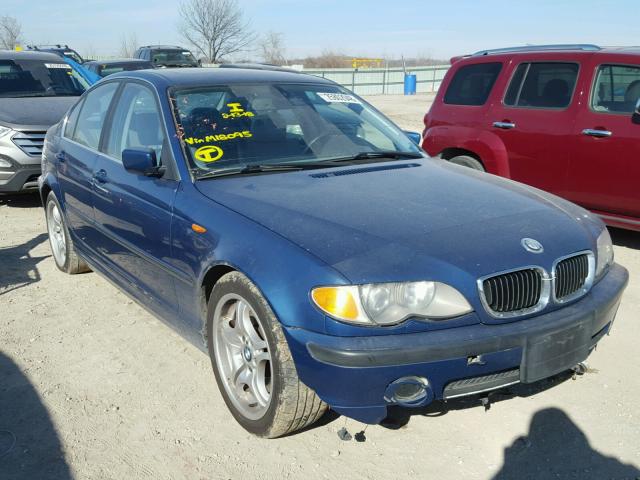 WBAEV53402KM18095 - 2002 BMW 330 I BLUE photo 1