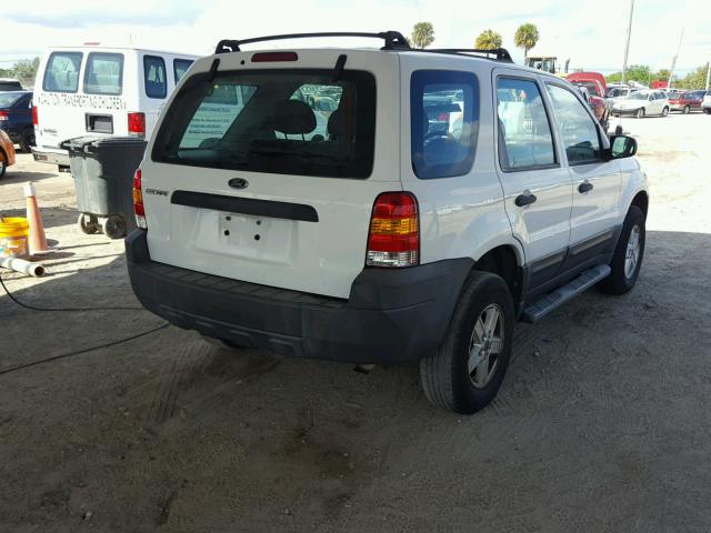 1FMYU02Z37KA13046 - 2007 FORD ESCAPE XLS WHITE photo 4