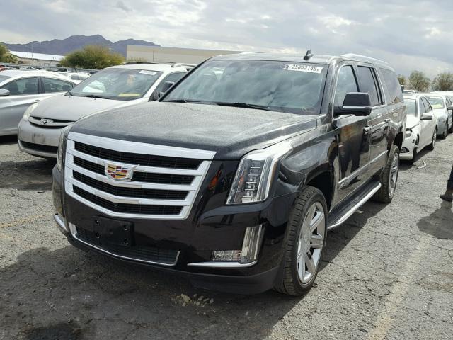 1GYS3HKJ3JR103005 - 2018 CADILLAC ESCALADE E BLACK photo 2