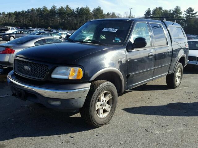 1FTRW08L73KA93483 - 2003 FORD F150 SUPER BLACK photo 2