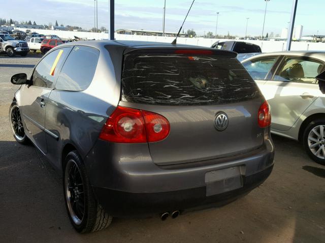 WVWAB71K49W106355 - 2009 VOLKSWAGEN RABBIT GRAY photo 3