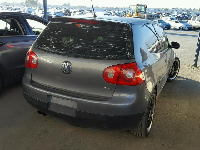 WVWAB71K49W106355 - 2009 VOLKSWAGEN RABBIT GRAY photo 4