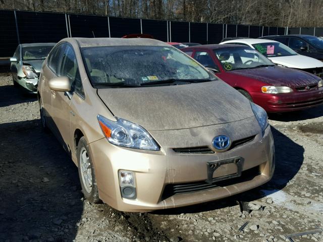 JTDKN3DU2A0029784 - 2010 TOYOTA PRIUS TAN photo 1