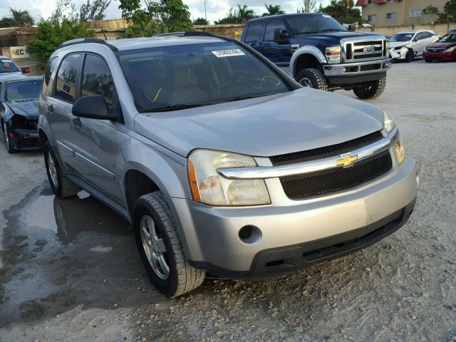 2CNDL13F776065505 - 2007 CHEVROLET EQUINOX LS SILVER photo 1