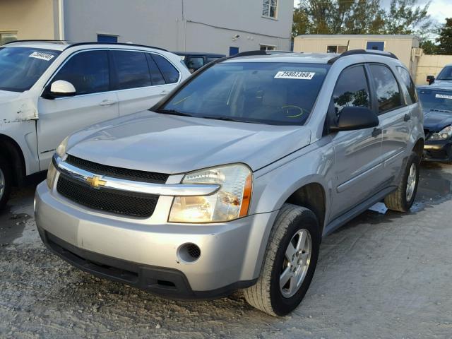 2CNDL13F776065505 - 2007 CHEVROLET EQUINOX LS SILVER photo 2