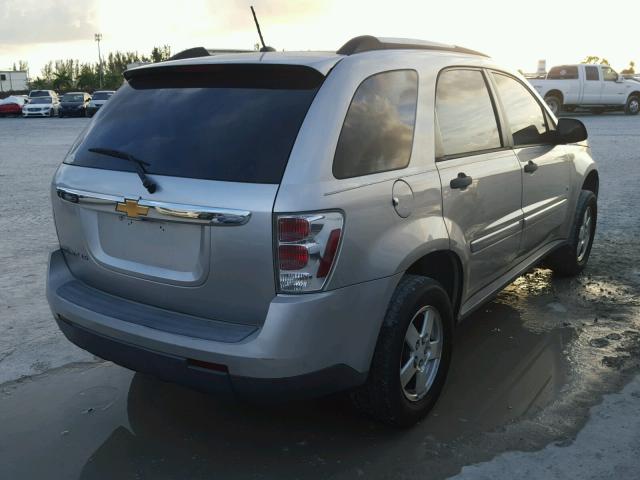 2CNDL13F776065505 - 2007 CHEVROLET EQUINOX LS SILVER photo 4