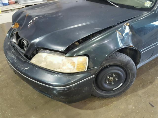 JH4KA9650VC012831 - 1997 ACURA 3.5RL GREEN photo 9