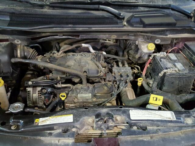 2D8HN44E79R601606 - 2009 DODGE GRAND CARA BURGUNDY photo 7