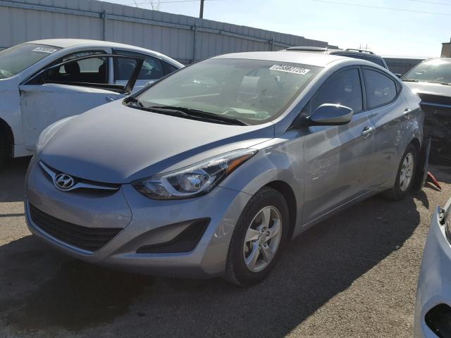 5NPDH4AE6FH563450 - 2015 HYUNDAI ELANTRA SE SILVER photo 2