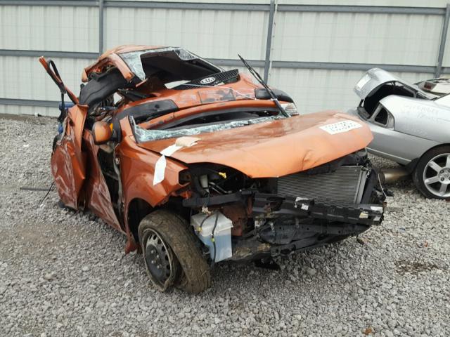 KNADE223096462958 - 2009 KIA RIO BASE ORANGE photo 1